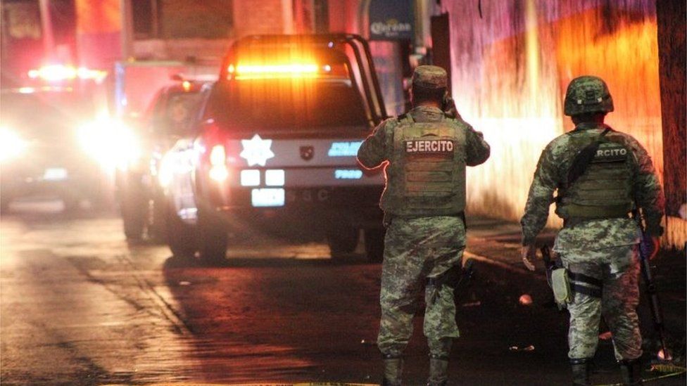 Mexico violence At least nine dead in attack on bar BBC News