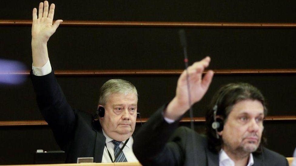 Belgian lawmaker Marc Tarabella told the BBC he had voted to waive his immunity as he wished to clear his name