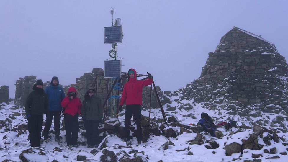 Ben Nevis Gets Automatic Weather Station BBC News