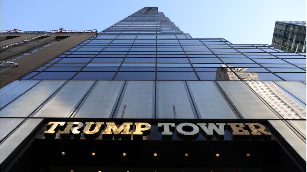 Trump Tower on Fifth Avenue in Manhattan, New York City