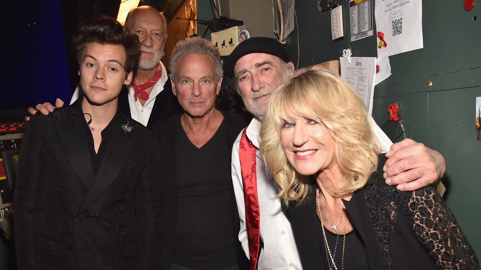 Fleetwood Mac with Harry Styles in 2018