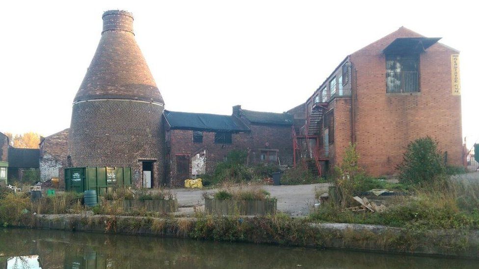 Former Price and Kensington Teapot factory in Longport Stoke