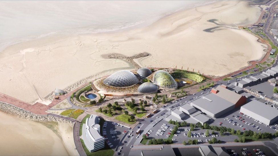 A new artist’s impression of Eden Project North in Morecambe