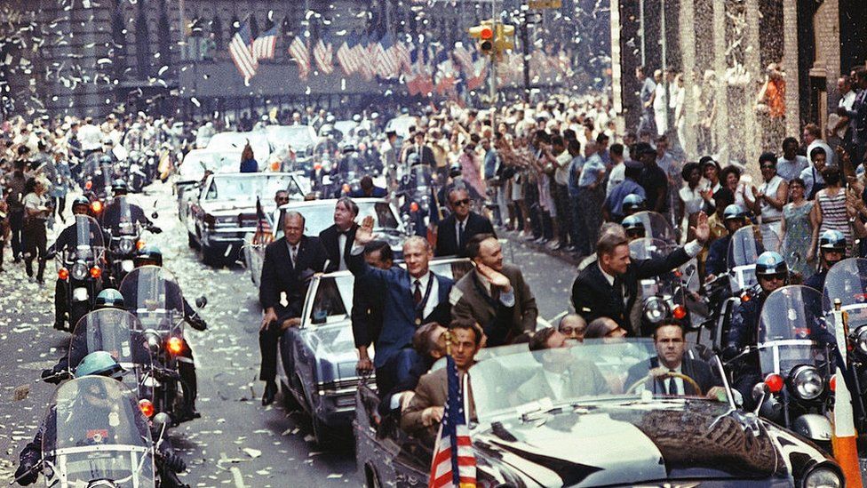 Parade in New York for Apollo 11 crew