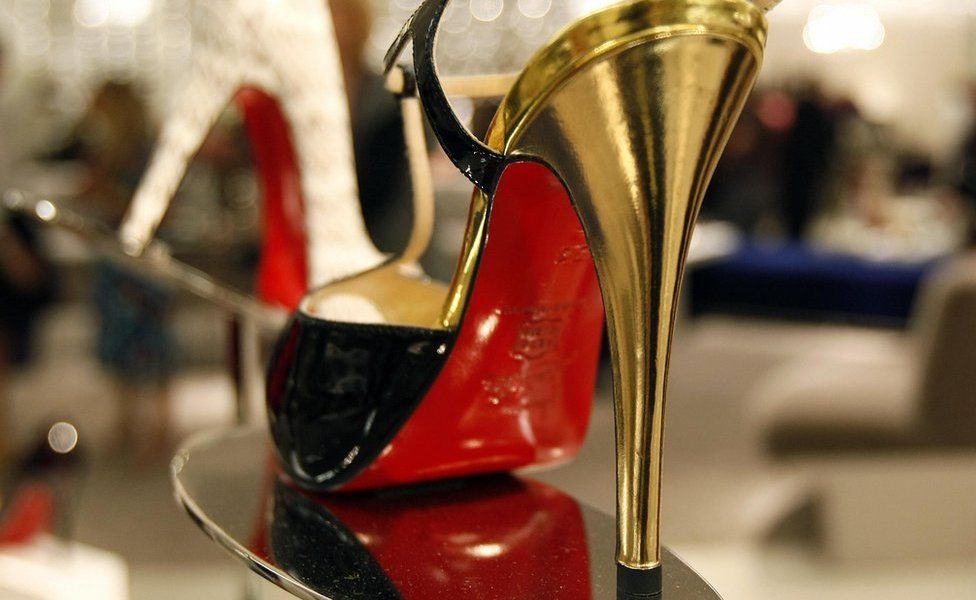 Christian Louboutin heels are seen on display on 17 August 2007