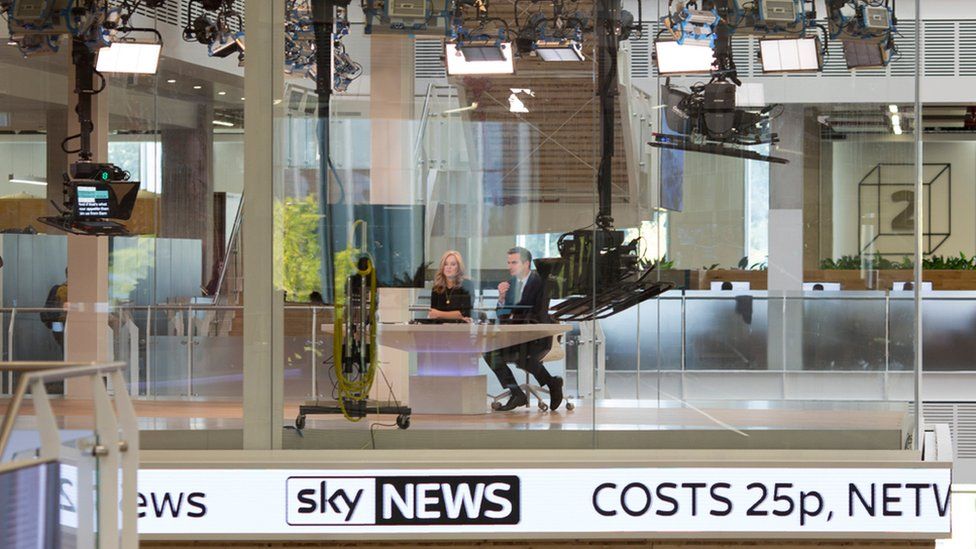Sky News studio