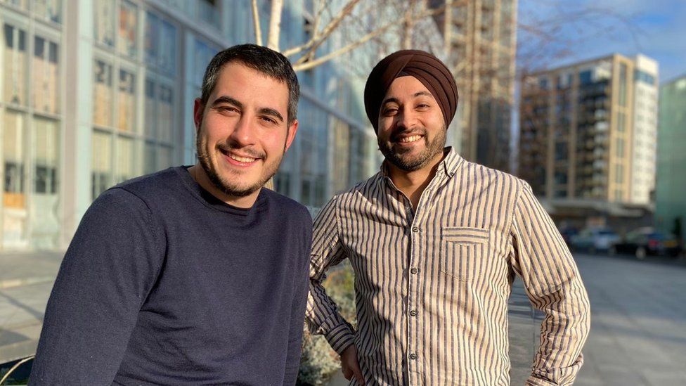 Jameel Marafie and Puneet Chhabra (right), co-founders of Headlight AI