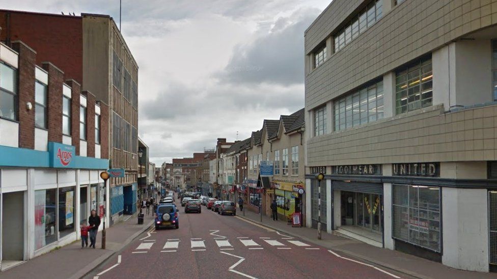 Dudley stabbing Four arrested after town centre attack BBC News