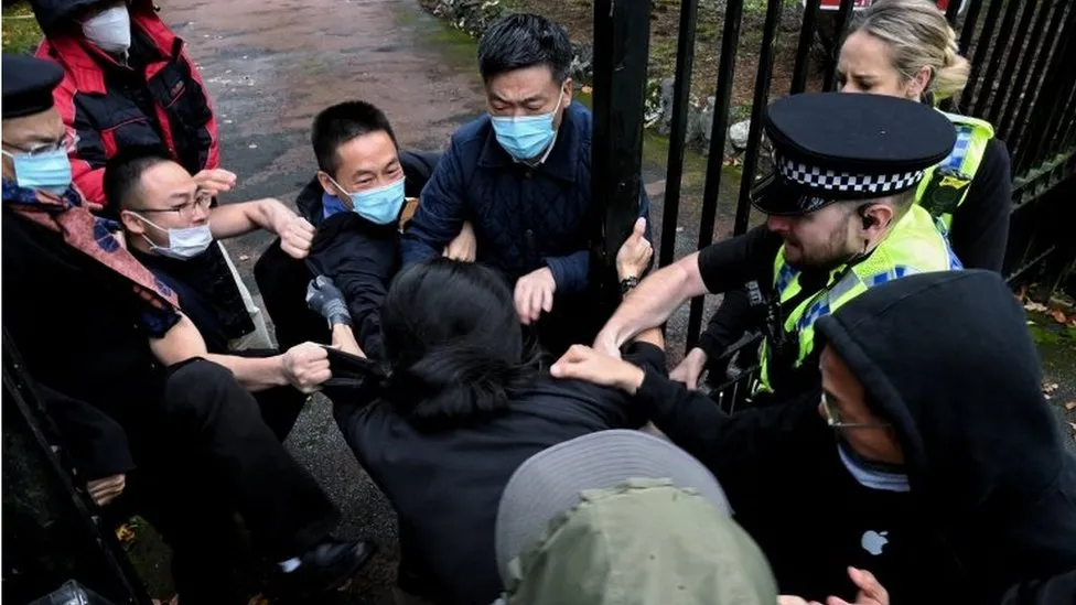 Chinese diplomat involved in protester attack, says UK MP (bbc.com)