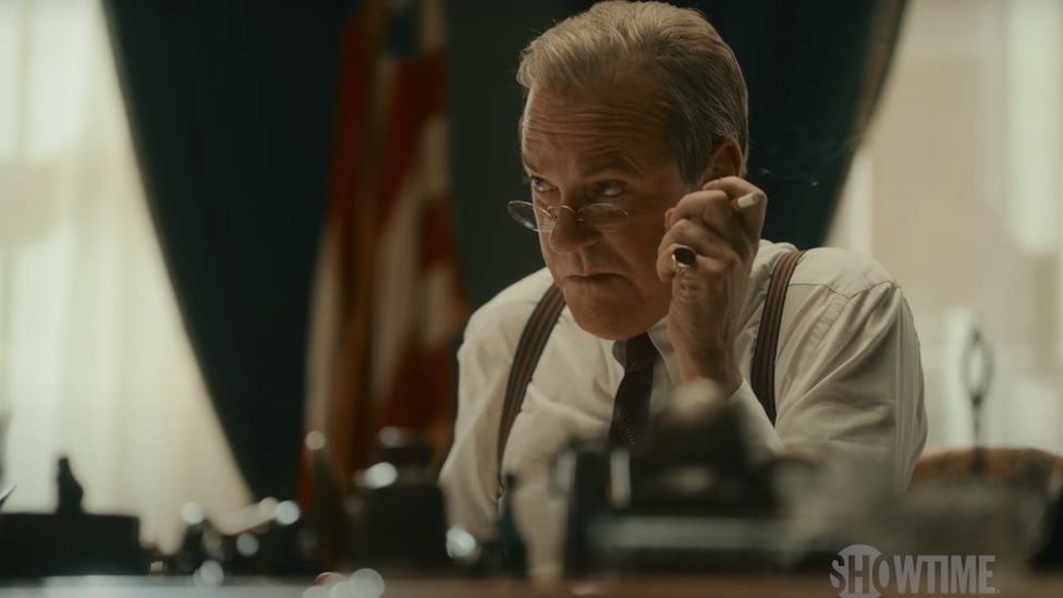 Kiefer Sutherland as President Franklin D. Roosevelt