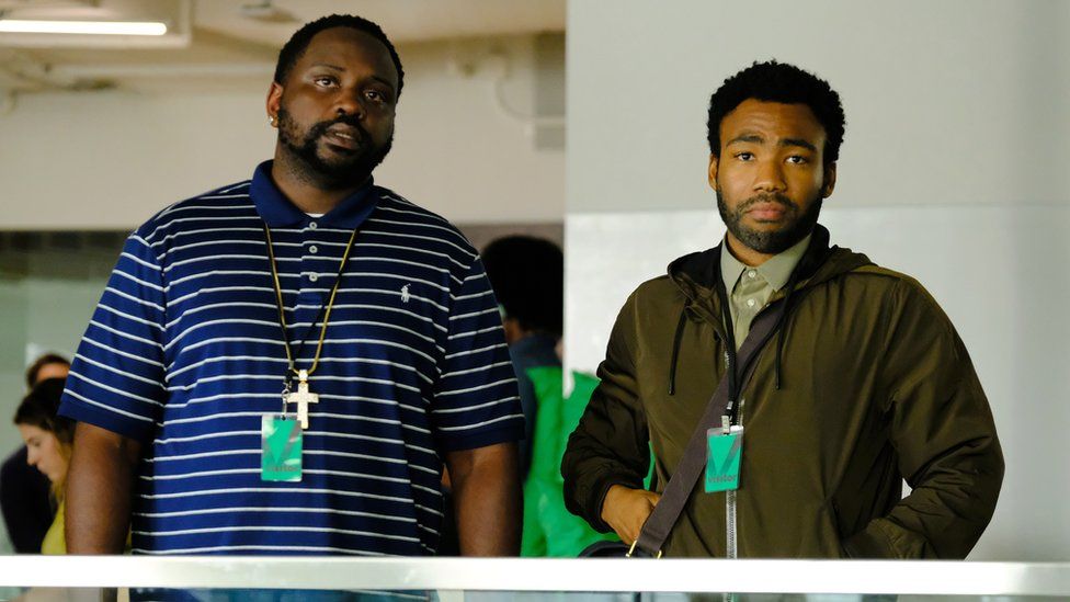 Brian Tyree Henry and Donald Glover in Atlanta