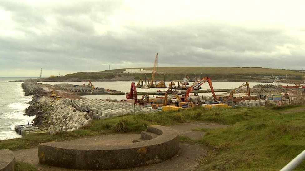 Harbour expansion work