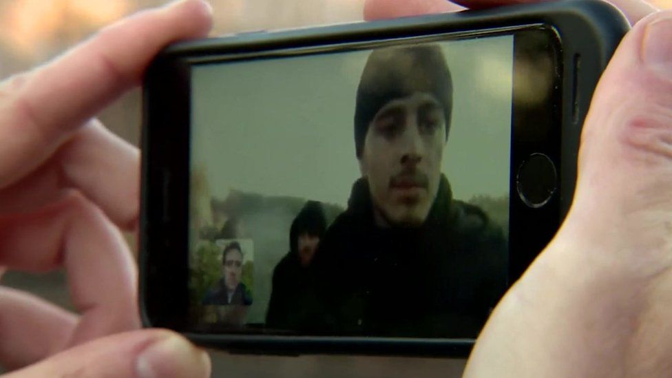 Aziz told us daily by video call what was going on at the border