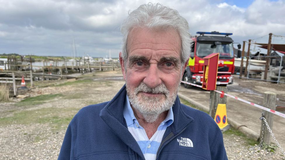 Martin Blake, Southwold fire eyewitness