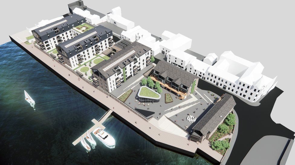 Bideford's £20m waterfront development approved BBC News