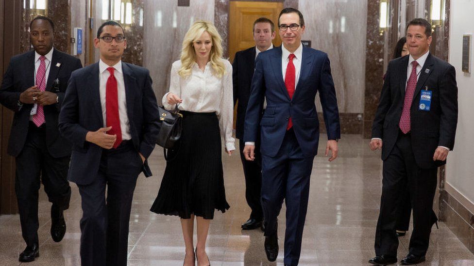 Mnuchin and wife