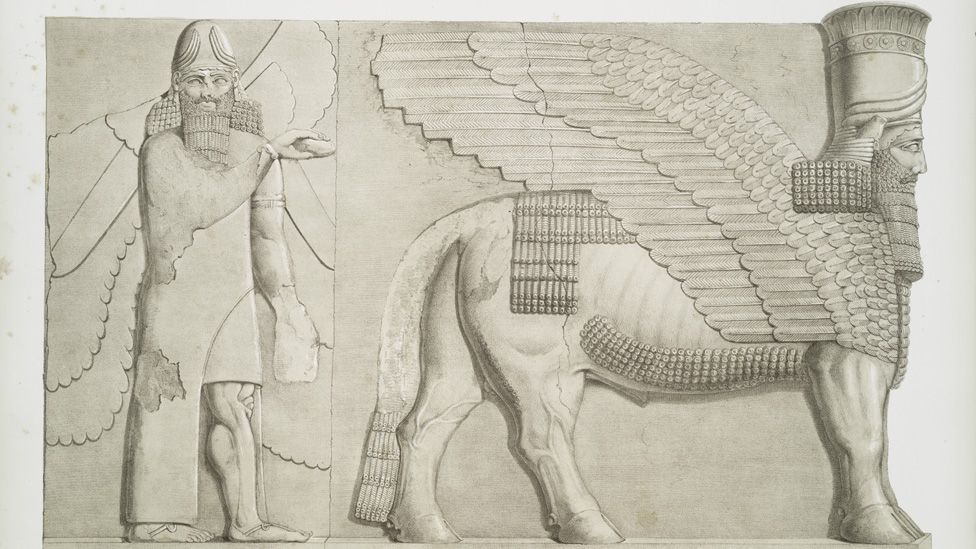 Assyrian Winged Bull Original