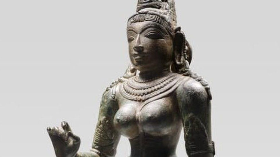Photo of the Parvati idol