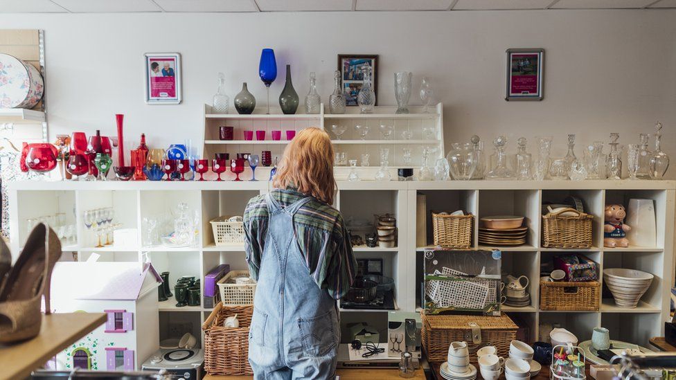 Woman shopping