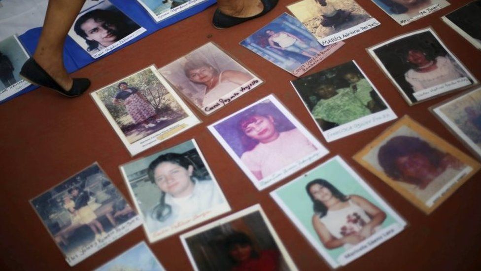 Photos of missing people in Mexico City, December 9, 2015
