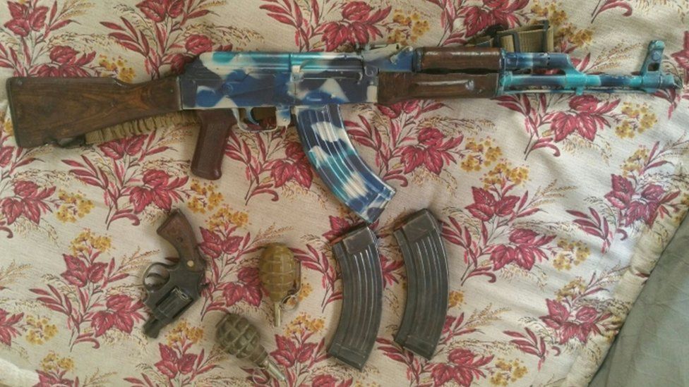 Naweed Hussain's gun