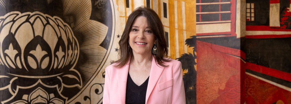 Marianne Williamson at a Los Angeles event in 2021