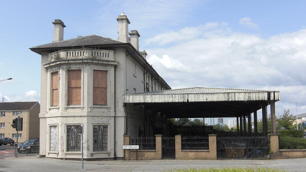The old Cardiff Bay Station