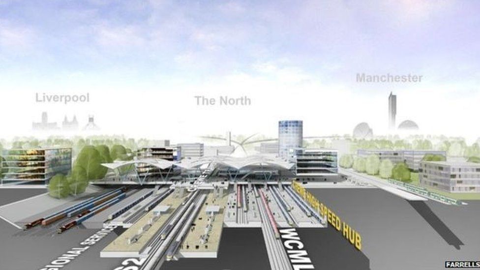 A new HS2 station at Crewe was backed in a report last year