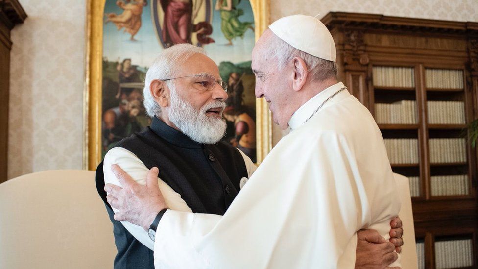 Prime Minister Modi and Pope Francis