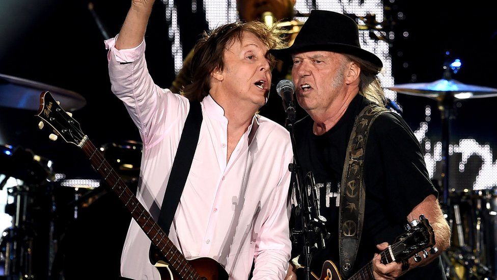 Sir Paul McCartney and Neil Young