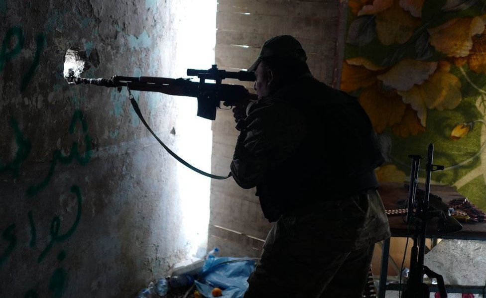 A sniper in Mosul
