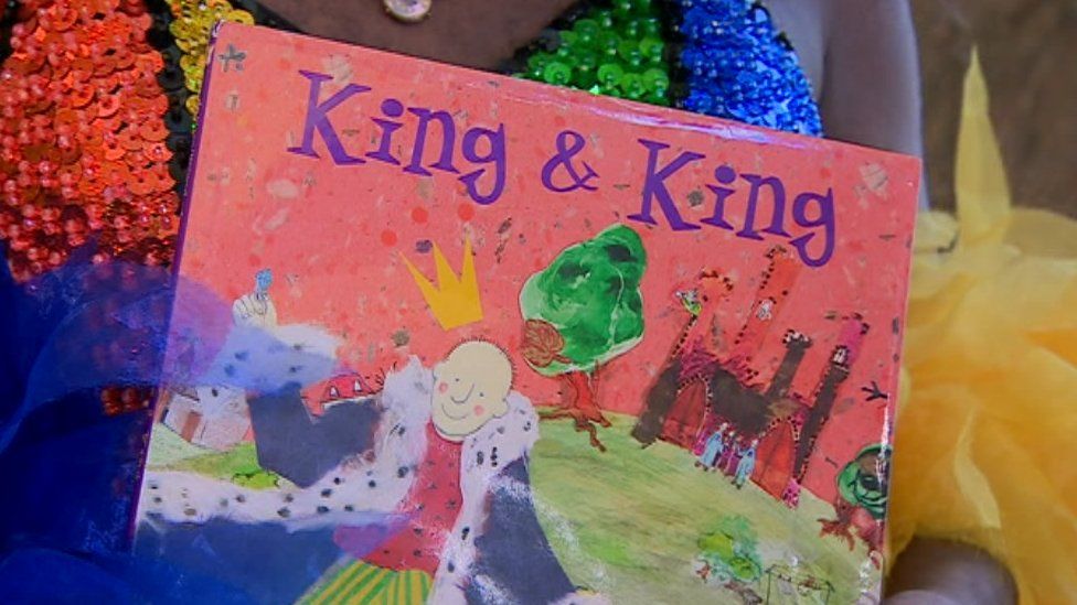 'King and King' - one of the books included in 'No Outsiders'