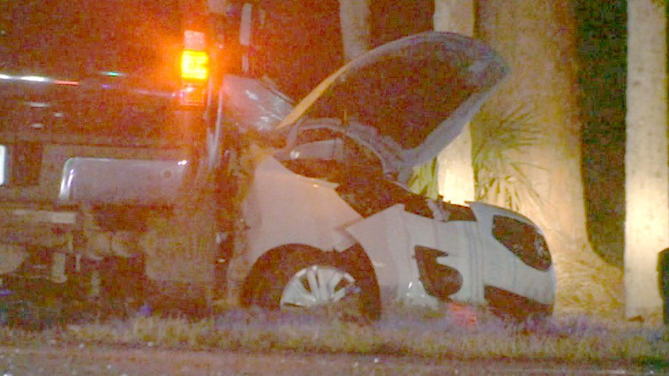 Scene of crash in Florida