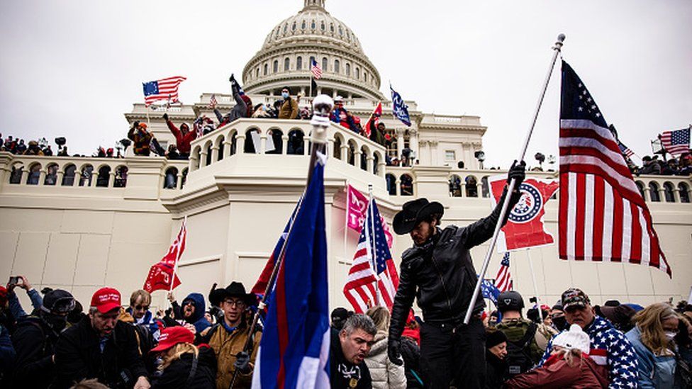 Pro-Trump supporters storm the US Capitol