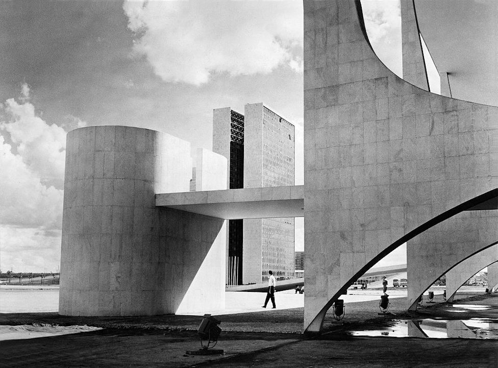 The parliament (Congresso Nacional) Brasilia, 1961