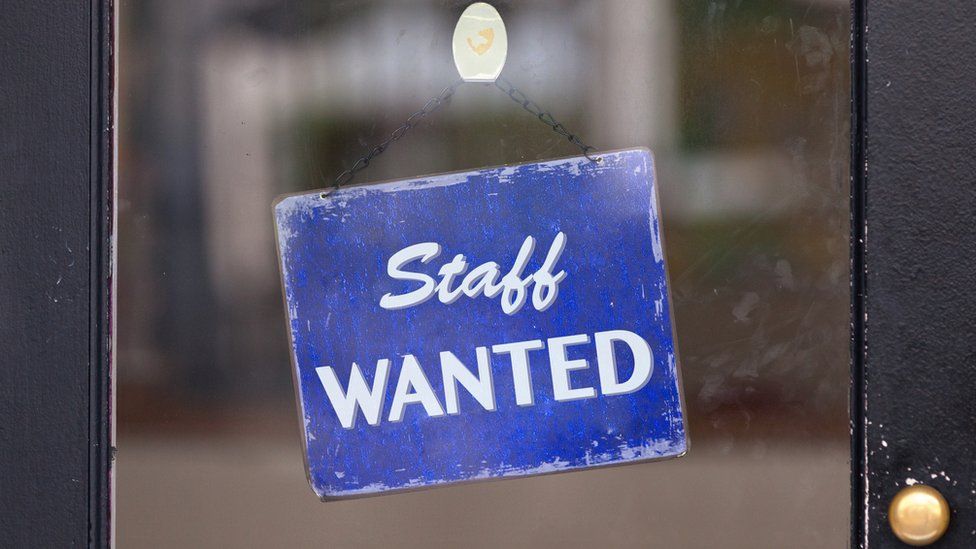 Staff wanted sign
