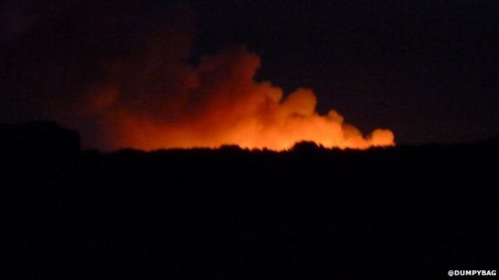 Dimmer landfill site fire investigation under way BBC News