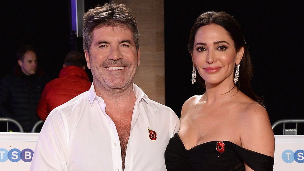 Simon Cowell pictured with Lauren Silverman