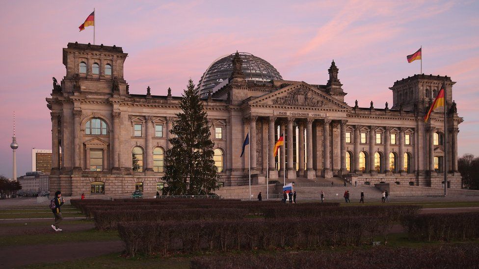 The Reichstag in Berlin