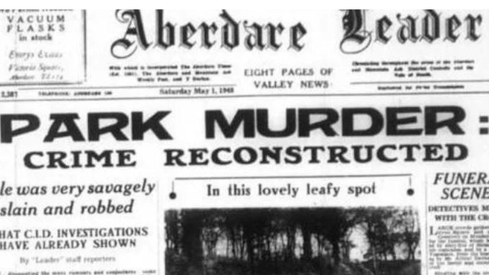 A vintage newspaper cutting tells of the investigation