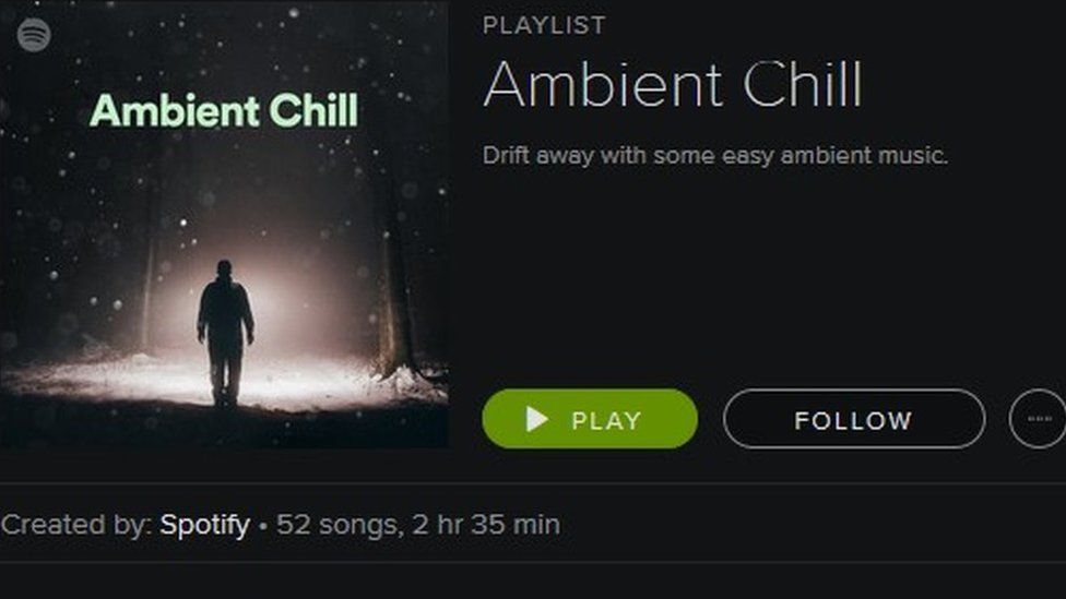 Spotify Ambient Chill playlist