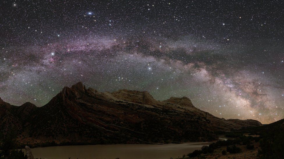 The Milky Way over Dinosaur National Park
