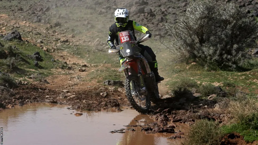 Spanish Motorcyclist Carles Falcon, 45, Dies in Dakar Rally Crash.