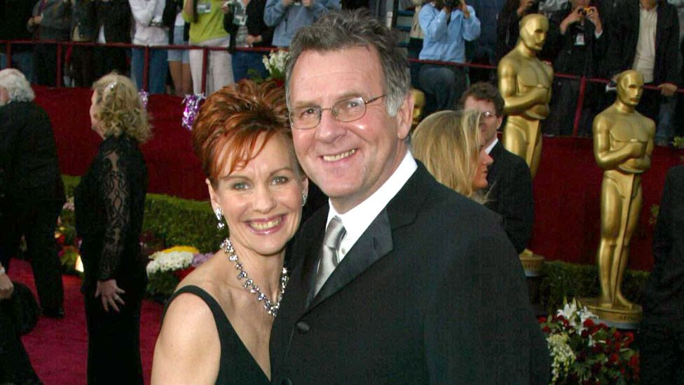 Tom Wilkinson and wife Diana during The 74th Annual Academy Awards - Arrivals at Kodak Theater in Hollywood