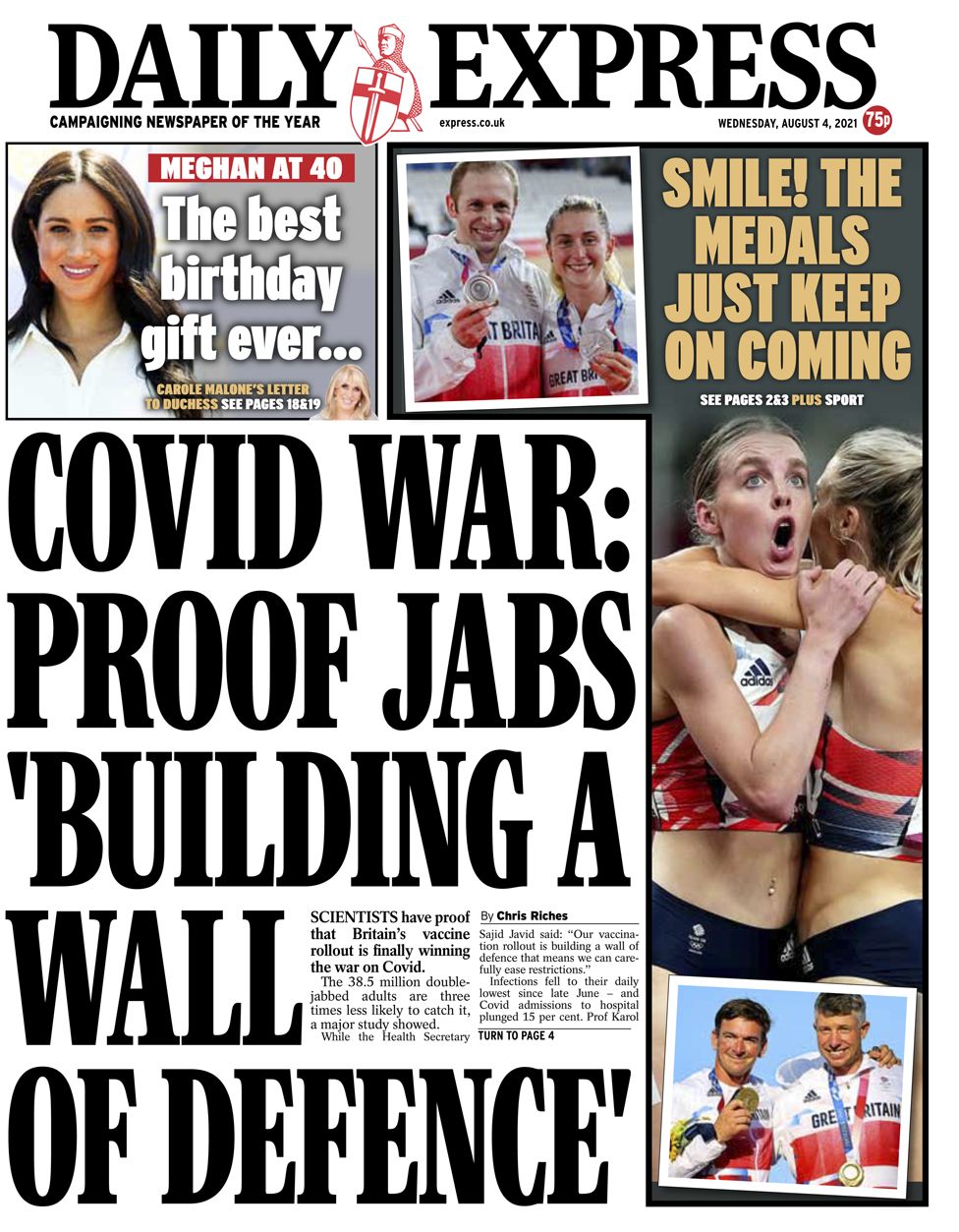 Daily Express - 04/08/21