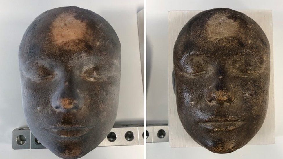 Mary Ball death mask