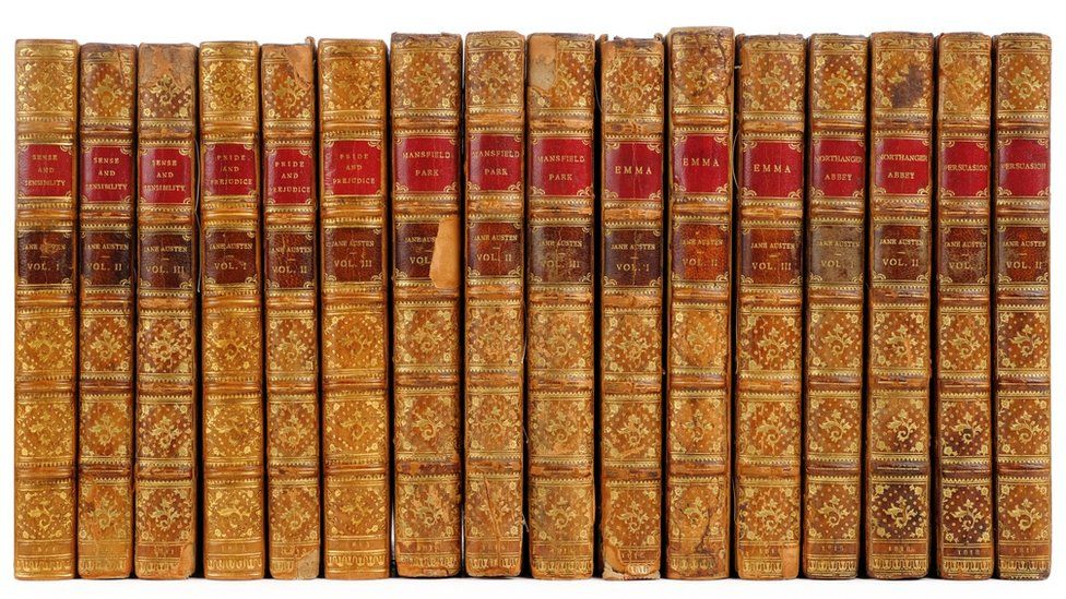 A complete set of first editions by Jane Austen