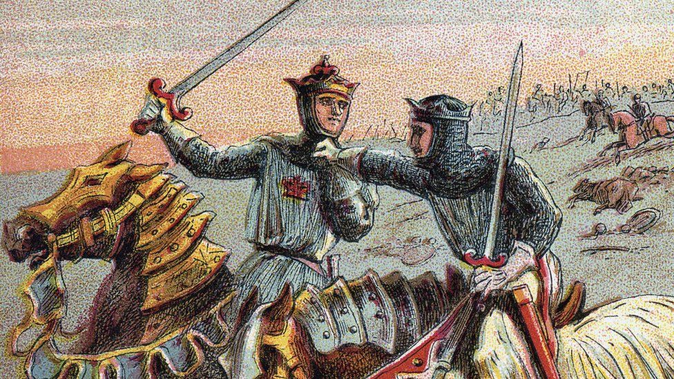 Битва при Креси, произошедшая 26 августа 1346 г.