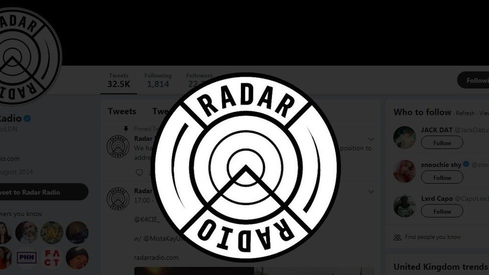 Radar Radio Twitter