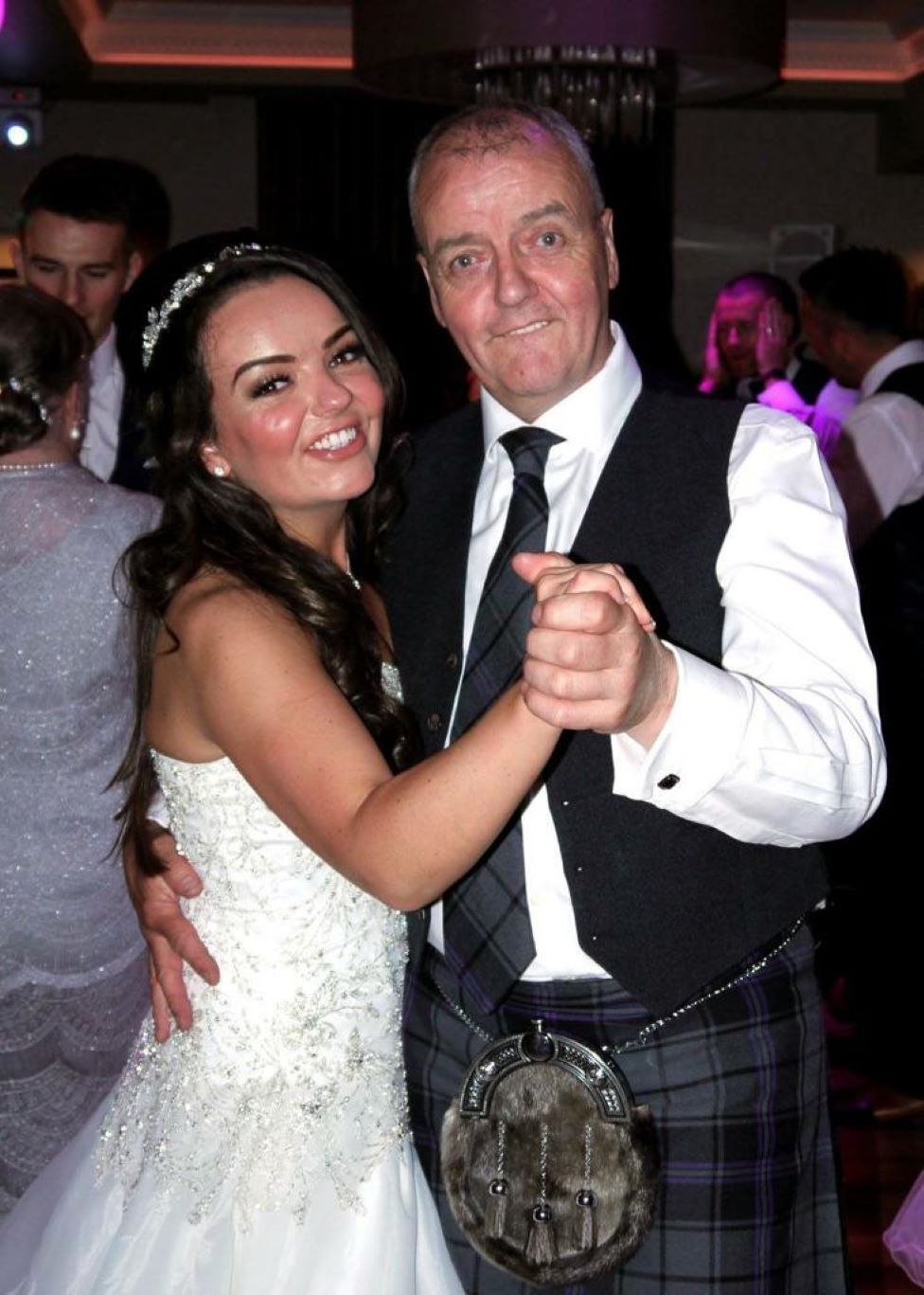 Frank McGarvey and Jenny Kane